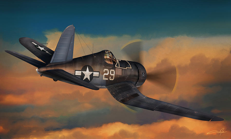 F4u Corsair Painting at PaintingValley.com | Explore collection of F4u ...