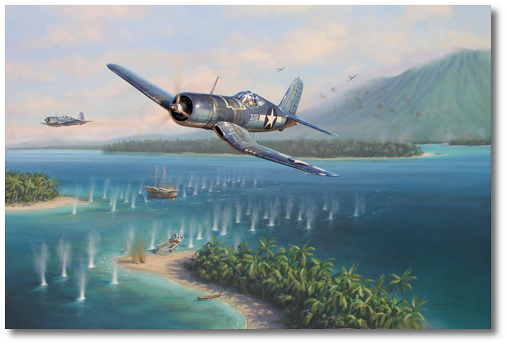 730x497 Swashbuckler's Surprise By Jim Laurier (F4u Corsair) - F4u Corsair Painting