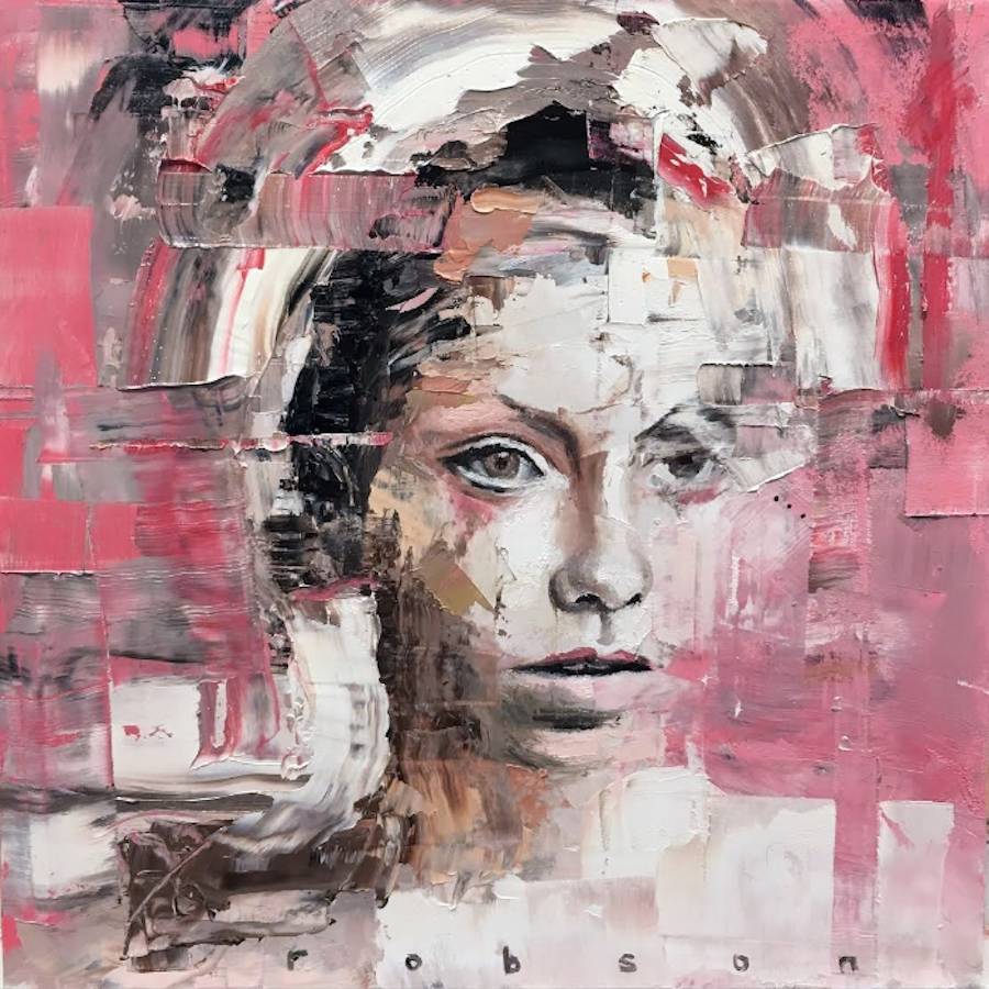 900x900 Abstract Paintings Of Faces Portraits Fubiz Media - Face Abstract Painting