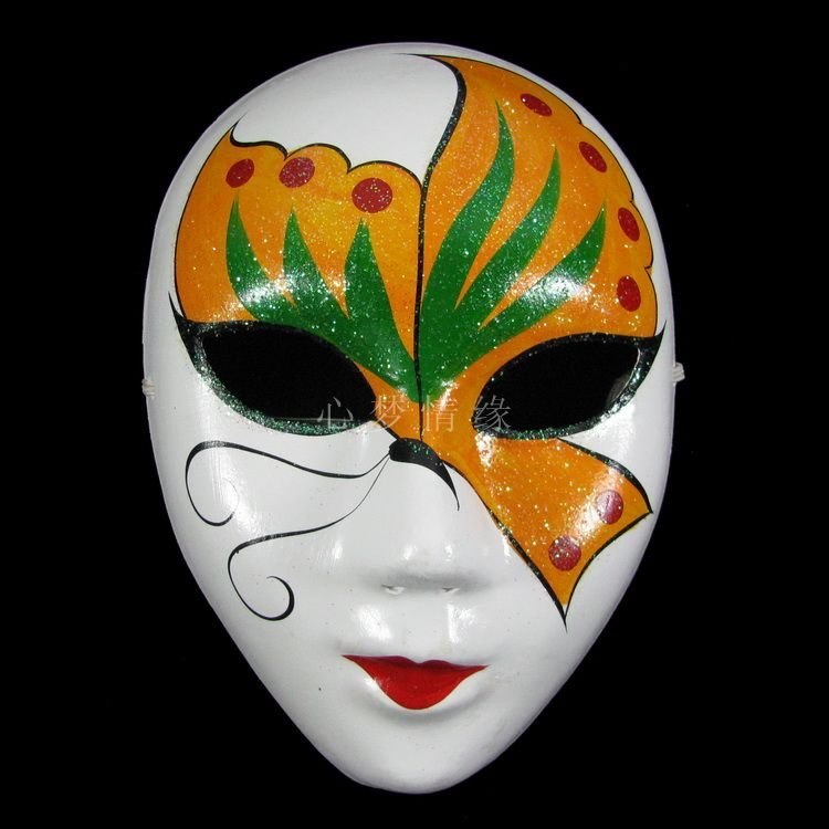 Face Mask Painting at PaintingValley.com | Explore collection of Face ...