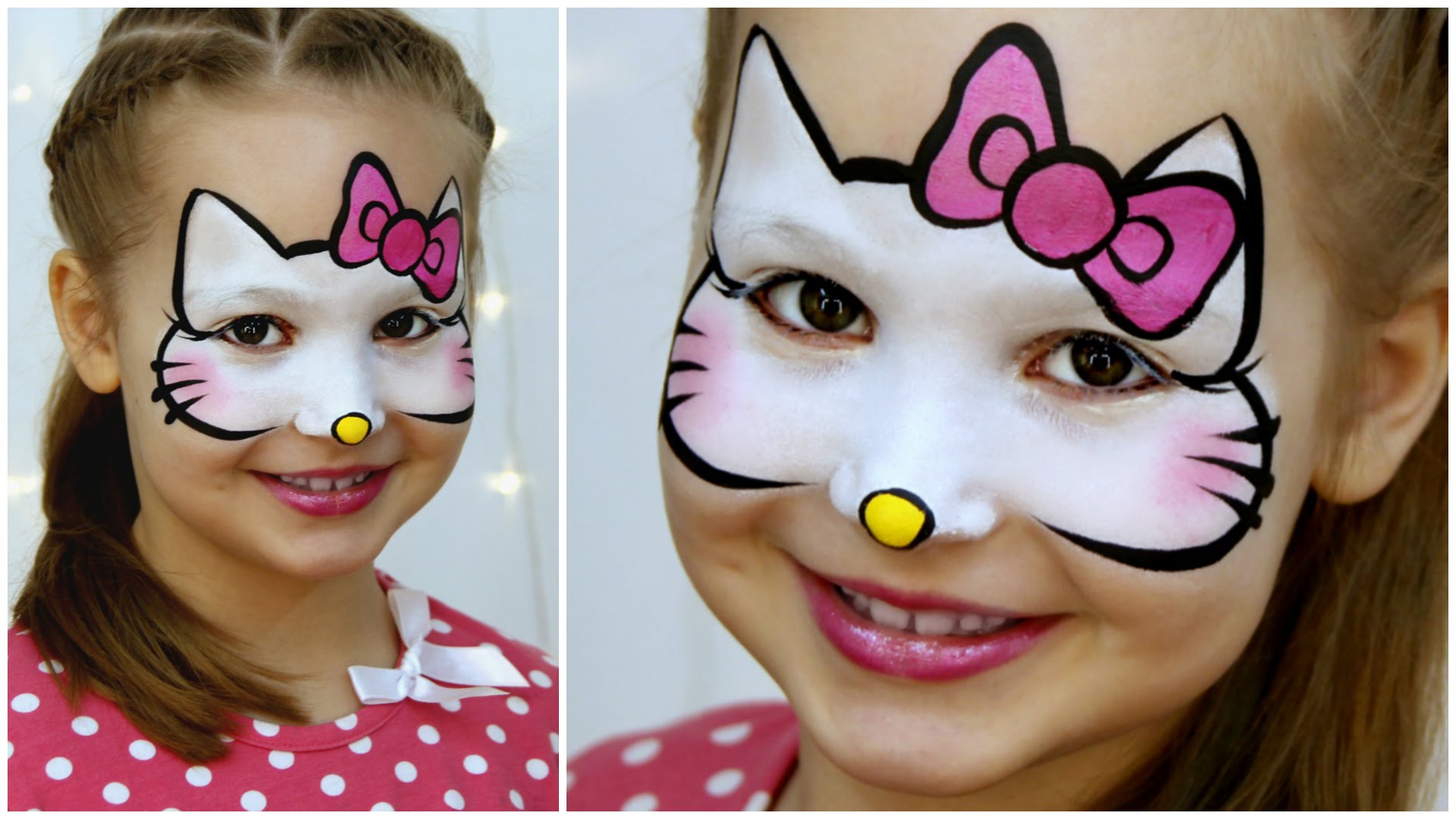 1920x1080 Hello Kitty Makeup For Kids Fast Amp Easy Face Painting Tutorial - Face Painting