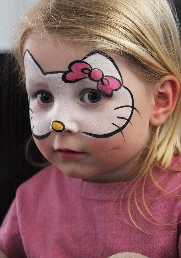 600x851 30 Cool Face Painting Ideas For Kids, Face - Face Painting For Kids