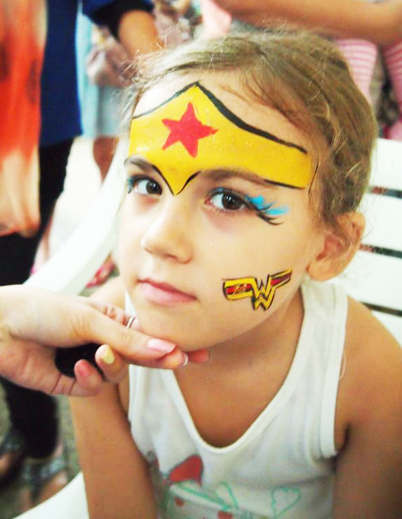 585x755 Face Painting (Singapore) Singapore Balloon Decoration Services - Face Painting For Women