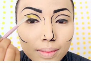 300x210 Inspiring Halloween Face Paint For Women Ideas Before Face Painting - Face Painting For Women