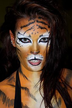 236x354 The Award For The Best Tiger Face Paint - Face Painting For Women