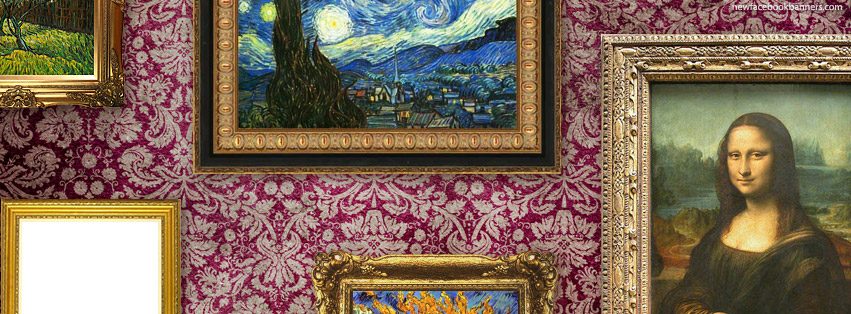 851x314 Your Profile Picture In One Of Famous Framed Paintings On Wall - Facebook Painting