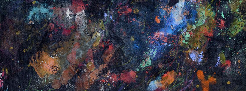 851x315 Abstract Artistic Painting 2 Abstract Artistic Facebook Cover - Facebook Painting