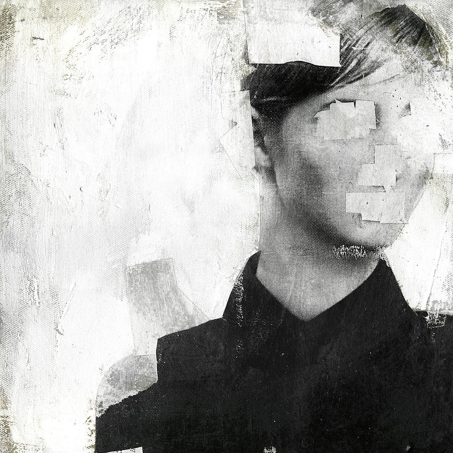 900x900 Faceless No 01 Painting By Famous When Dead - Faceless Man Painting