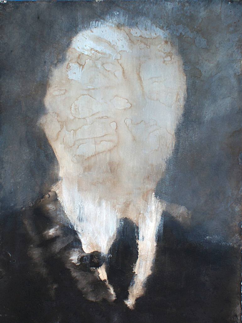 770x1028 Saatchi Art Faceless Man Painting By Enrique Pitarch - Faceless Man Painting