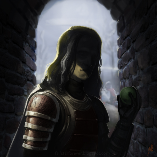 600x600 Valar Morghulis - Faceless Man Painting