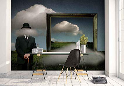 425x294 Photo Wallpaper Wall Mural - Faceless Man Painting