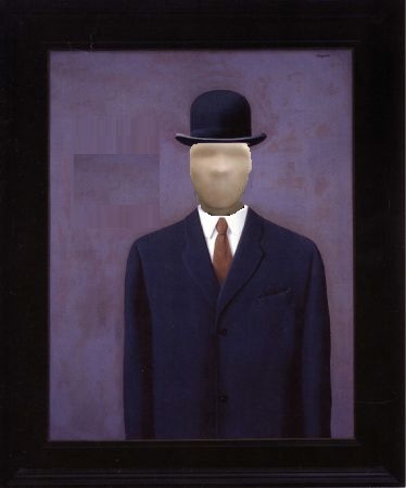 374x450 Assignment 8, Part 2 First Draft Script Storytelling - Faceless Man Painting