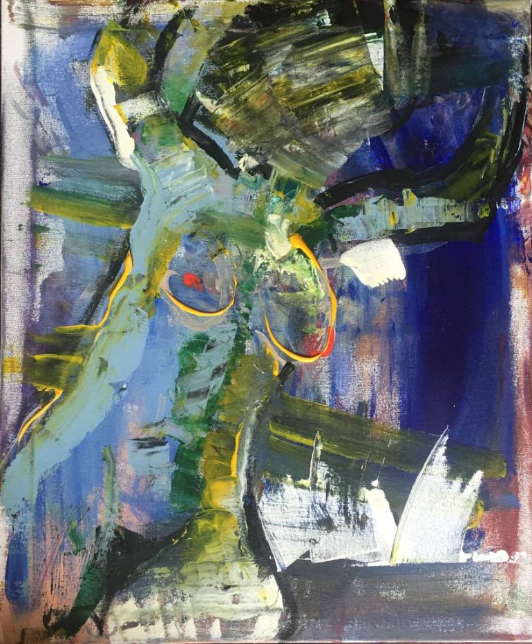 770x933 Saatchi Art The Faceless Woman Painting By Emma Visca - Faceless Woman Painting