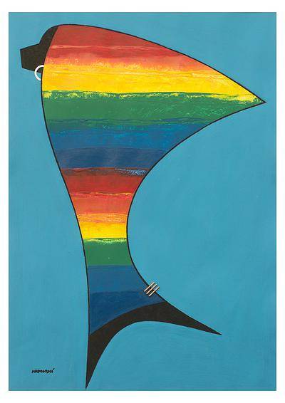 400x566 Stylized Minimalist Woman's Portrait Painting - Faceless Woman Painting