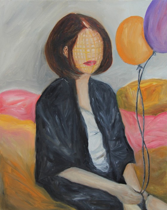 560x703 The Grid Boyuan Han California College Of The Arts - Faceless Woman Painting