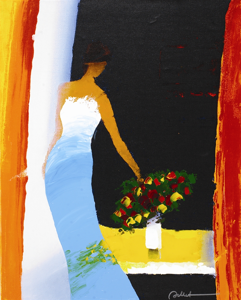 824x1024 Bellet, Emile - Faceless Woman Painting