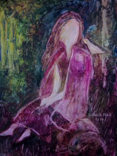236x314 Contemporary Christian Faceless Painting In By Expressivepaintings - Faceless Woman Painting