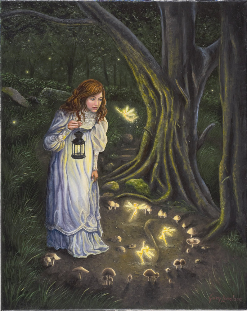 796x1004 Fairy Ring By Garylovelace - Faerie Painting
