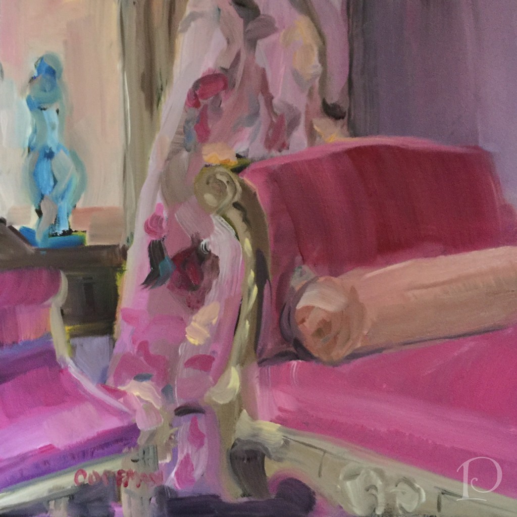 1024x1024 Pamela Copeman A Poem Amp A Painting Pink Fainting Couch (Day 10) - Fainting Couch Painting