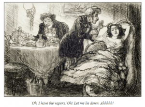 300x221 Fainting Couch Dollhouse Decorating - Fainting Couch Painting