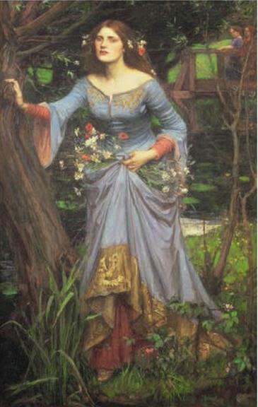 365x576 Red Rose Alley A Lovely Fair Maiden - Fair Maiden Painting