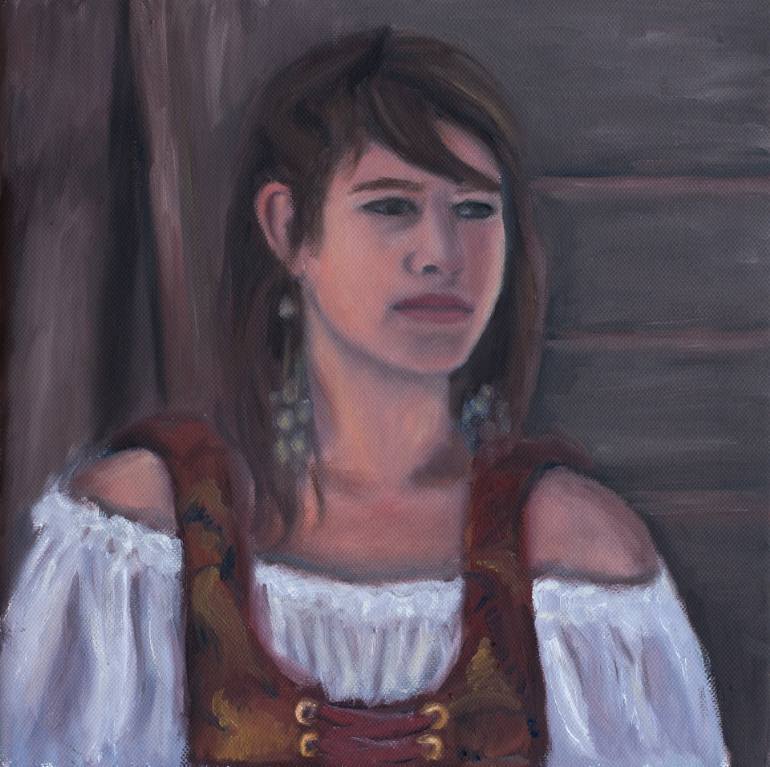 770x767 Saatchi Art Fair Maiden Painting By Sara Gershbein - Fair Maiden Painting