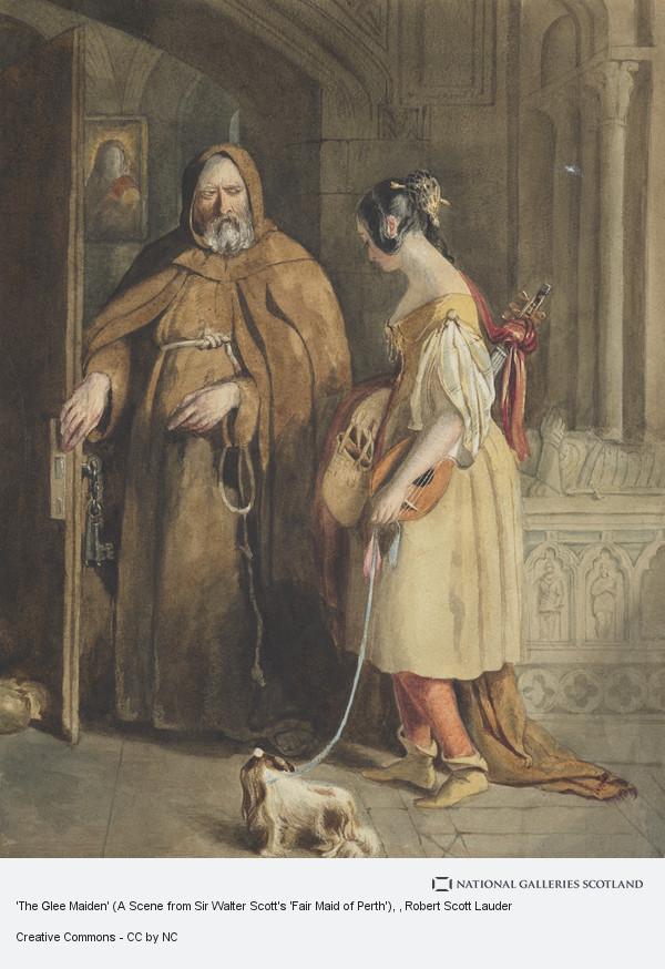 600x874 The Glee Maiden' (A Scene From Sir Walter Scott'S - Fair Maiden Painting