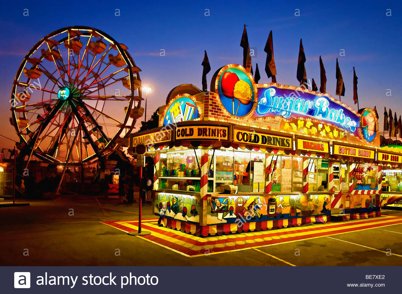 1300x953 Painting Effect Of Midway - Fair Painting