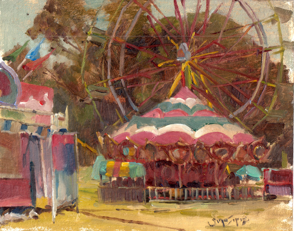 1018x800 The Main Loop Marin Fair Paintings - Fair Painting