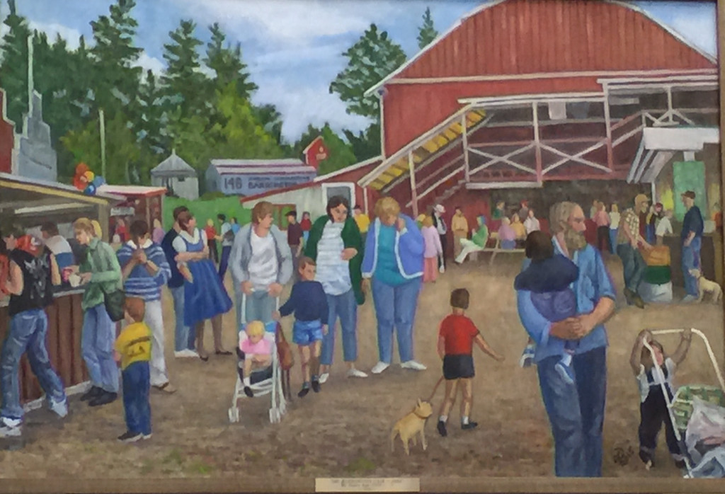 1024x698 The Artist, Eunice Agar, Unveils Her Painting Of Barrington Fair - Fair Painting