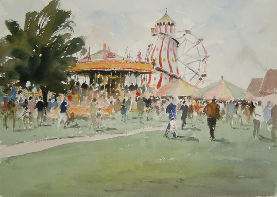 550x392 Victorian Steam Fair - Fair Painting