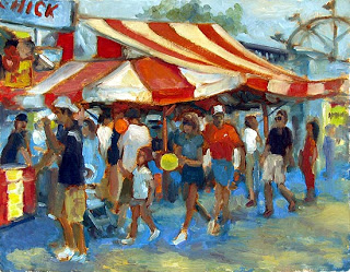 320x249 Dancing Light Studio Carnival Or Fair Paintings - Fair Painting