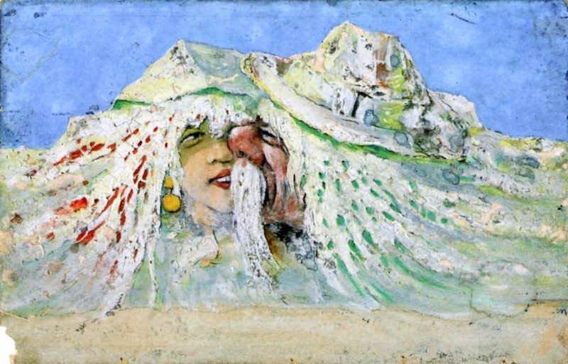 800x513 Dufour And The Fair Monte Rosa Painting Emil Nolde Oil Paintings - Fair Painting