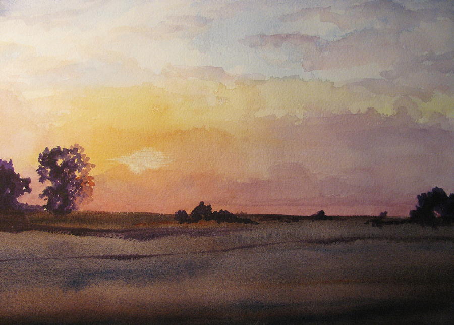 900x644 Winged Foot Fairway Painting By Joan Ryan - Fairway Painting