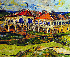 300x245 Fairway Paintings - Fairway Painting