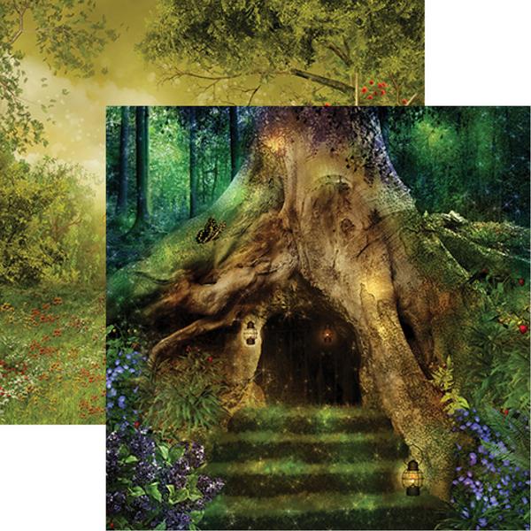 600x600 Fairy Forest Secret Cottage - Fairy Forest Painting