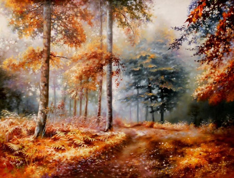 900x685 Fairy Forest (Mihai Ionescu) - Fairy Forest Painting