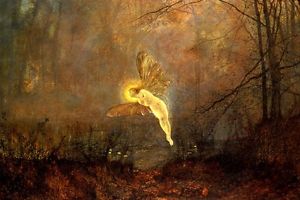 300x200 Midsummer Night Fairy Forest Painting By John Atkinson Grimshaw - Fairy Forest Painting