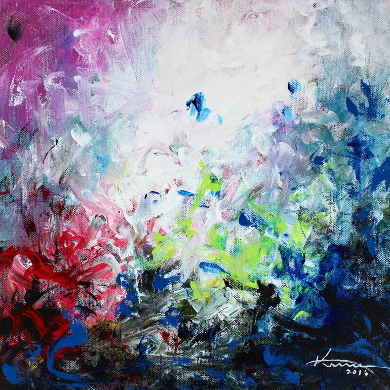 770x770 Saatchi Art Fairy Garden Painting By Kume Bryant - Fairy Garden Painting