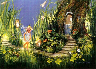 408x295 Fairy Garden Swap Rd2 Gallery - Fairy Garden Painting