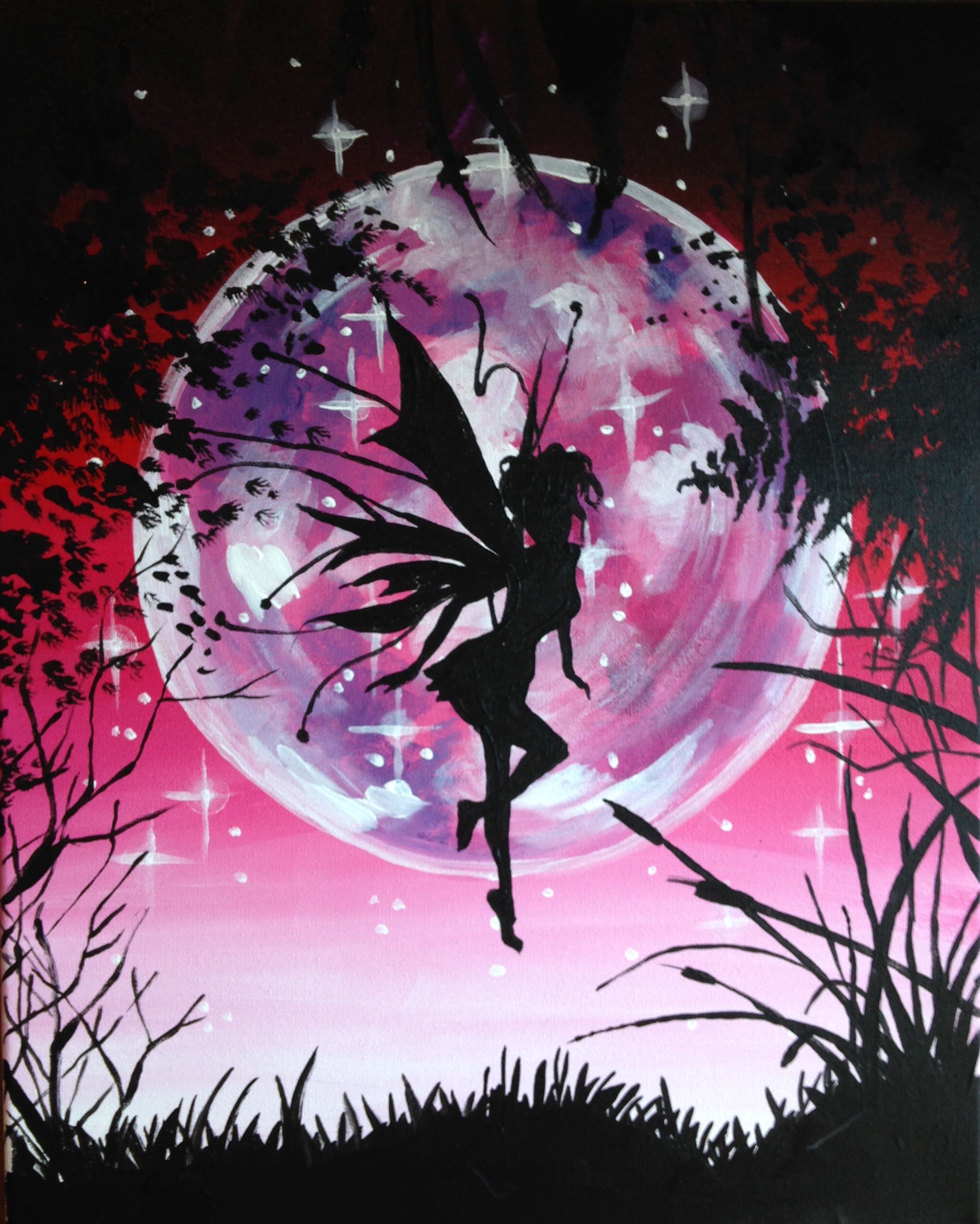 2195x2741 Paint Nite. Drink. Paint. Party! We Host Painting Events - Fairy Painting