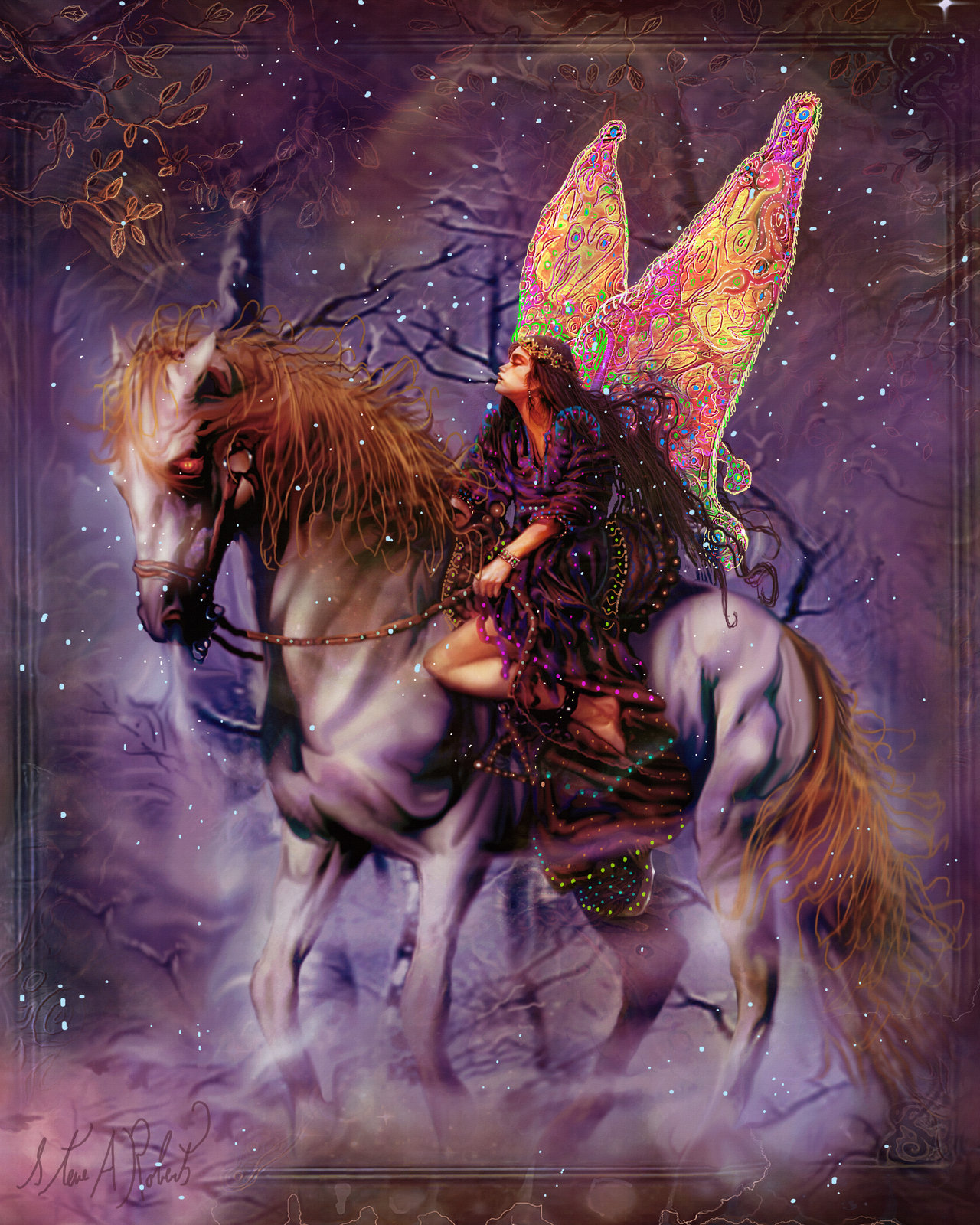 1280x1600 Winter,s Fairy Princess By Digitalwizard - Fairy Princess Painting