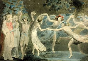 300x209 A Midsummer Night's Dream - Fairy Queen Titania Painting