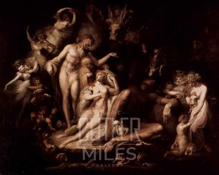 720x576 The Awakening Of The Fairy Queen Titania By Henry Fuseli Art - Fairy Queen Titania Painting