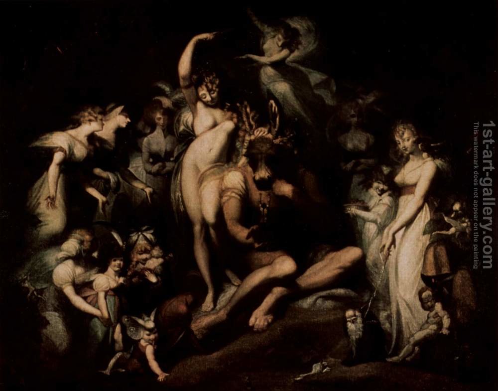 1000x785 The Fairy Queen Titania Caressing The Head An Ass Piece - Fairy Queen Titania Painting