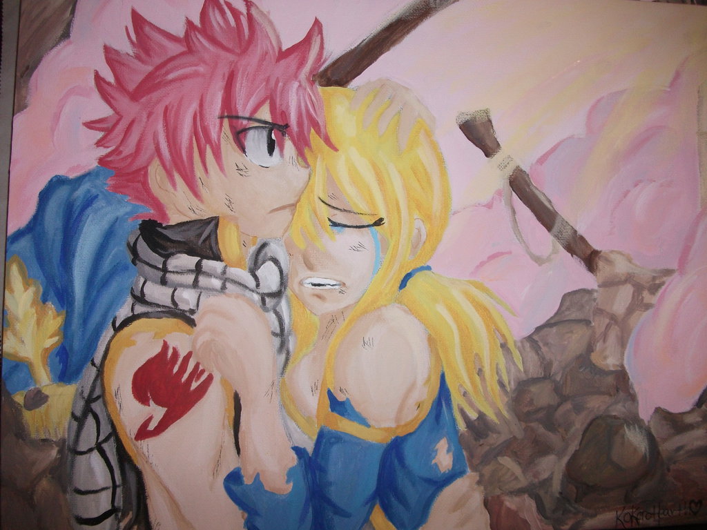 1024x768 Fairy Tail Painting By Kokorohearth - Fairy Tail Painting