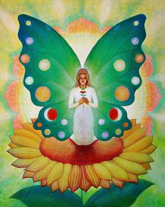 239x300 Fairy Wings Paintings Fine Art America - Fairy Wings Painting