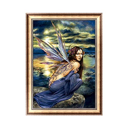 425x425 Cuteq Diy 5d Beauty Diamond Painting Kit Fairy Wings - Fairy Wings Painting