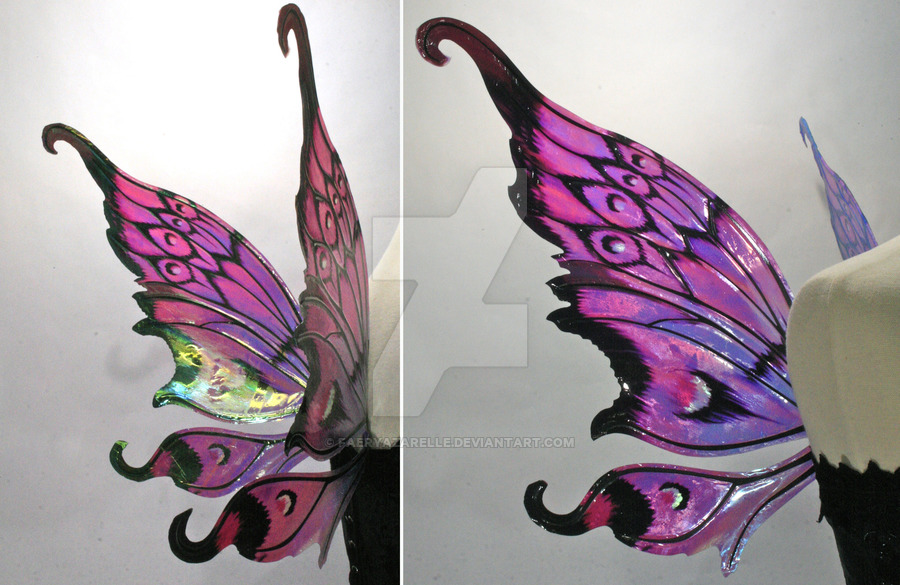 900x585 Nimue Painted Fairy Wings 4 By Faeryazarelle - Fairy Wings Painting