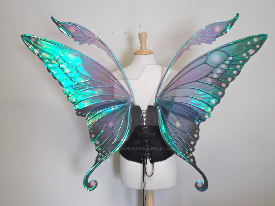 900x675 Swallowtail Fairy Wings Back By Faeryazarelle - Fairy Wings Painting